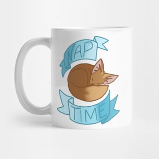 Sleepy fox Mug